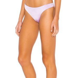 NWT Seafolly X Revolve Shine On Brazilian Bottom in Lilac